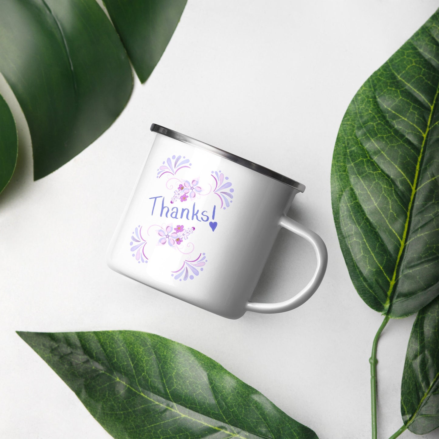 Thanks! Enamel Mug