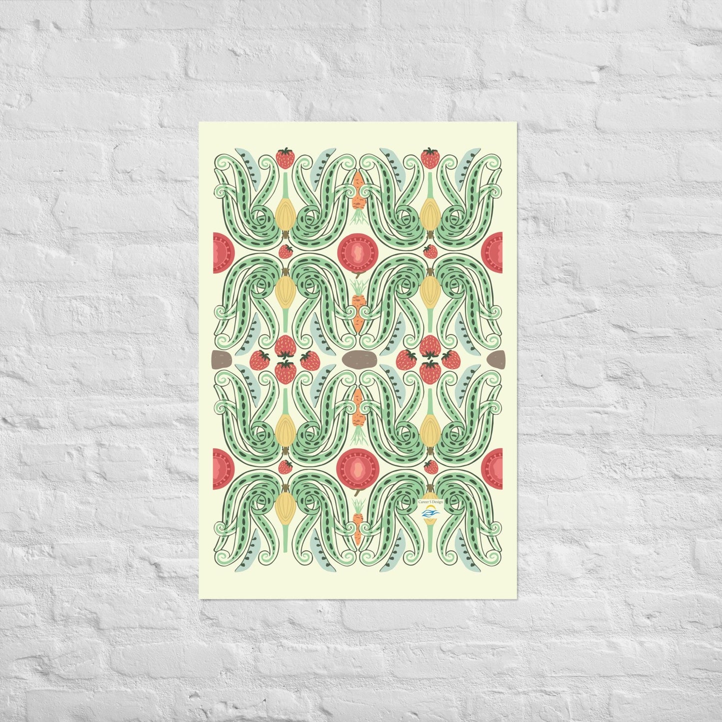 A Garden Lover's Poster | Vegetable Garden Poster | Vegetable Poster | Plant Poster | garden decor | Garden gift