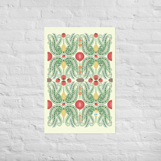 A Garden Lover's Poster | Vegetable Garden Poster | Vegetable Poster | Plant Poster | garden decor | Garden gift