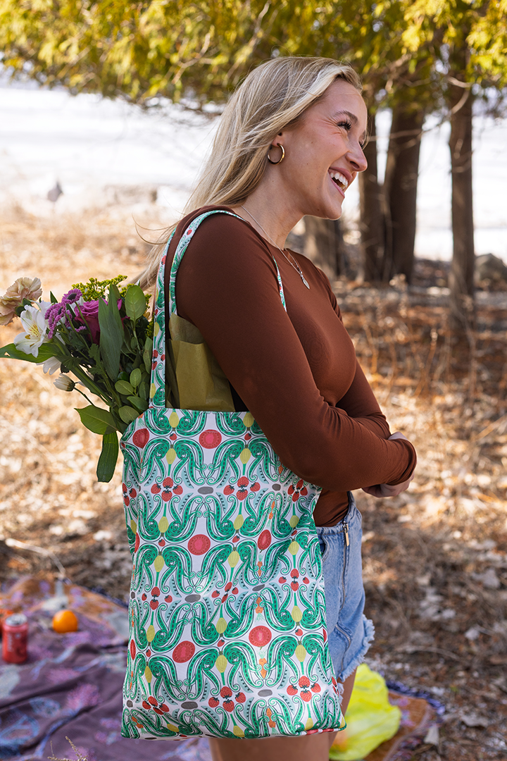 Veggie Garden, Recycled Eco Friendly Tote
