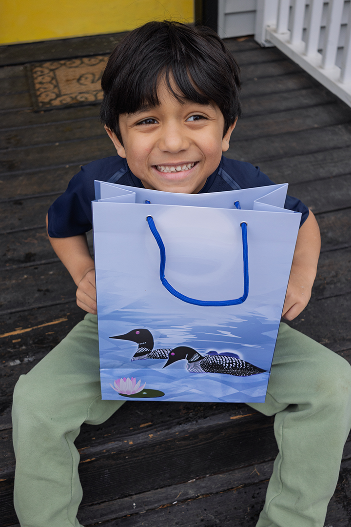 Gift Bag - Loon Family