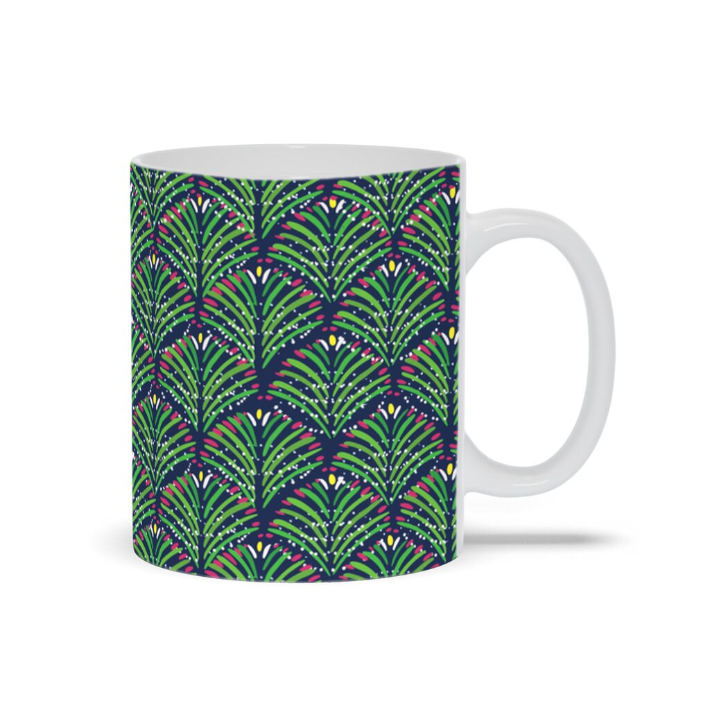 Christmas Tree 11 Oz Mug | Holiday 11 Oz Mug | Christmas Forest Mug | Careeer5design | Hygge Christmas | Katie Stern