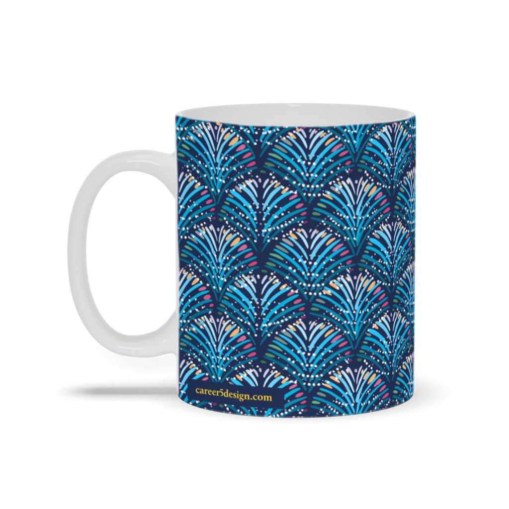Autumn Forest 11 Oz Mug | Autumn Leaves | Forest Trees | Patterned Mug