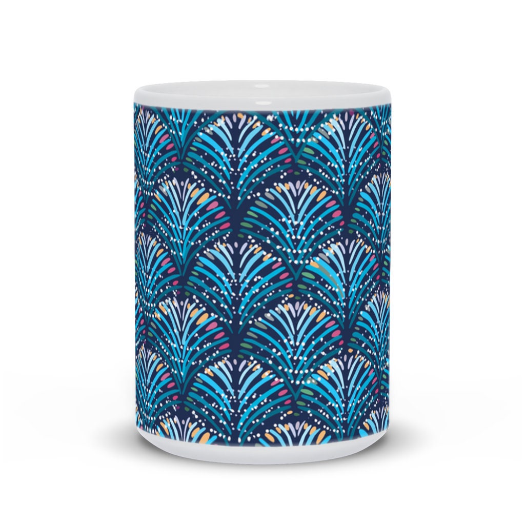 Autumn Forest 15 Oz Mug | Autumn Leaves | Forest Trees | Patterned Mug