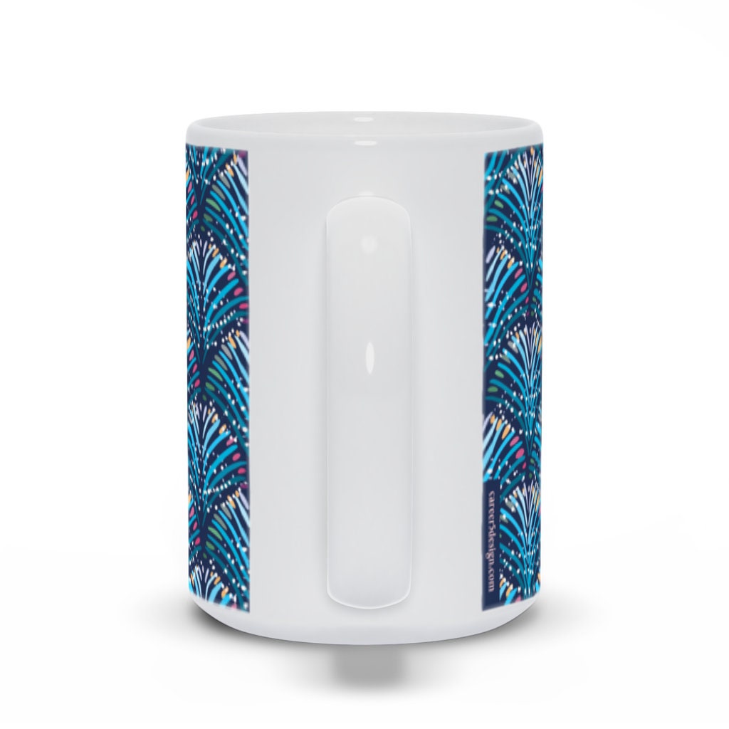 Autumn Forest 15 Oz Mug | Autumn Leaves | Forest Trees | Patterned Mug