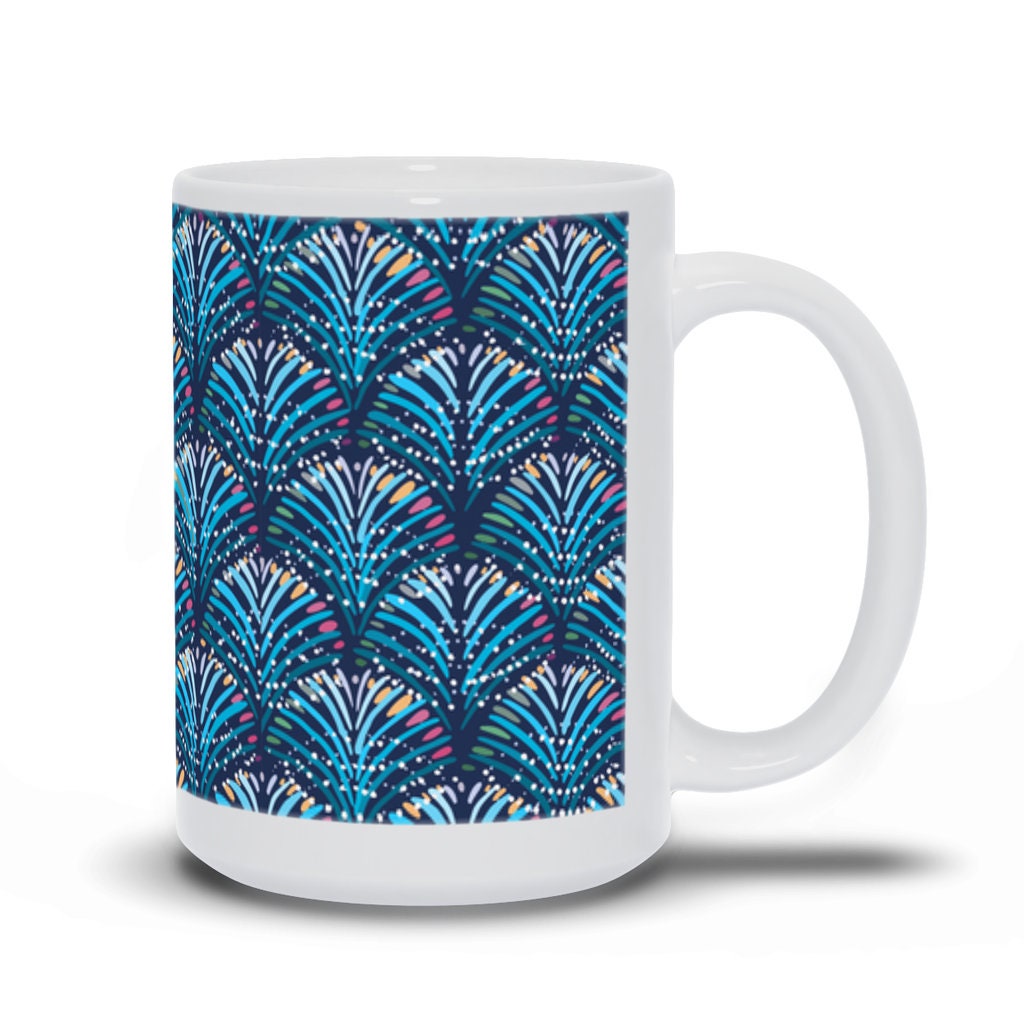 Autumn Forest 15 Oz Mug | Autumn Leaves | Forest Trees | Patterned Mug