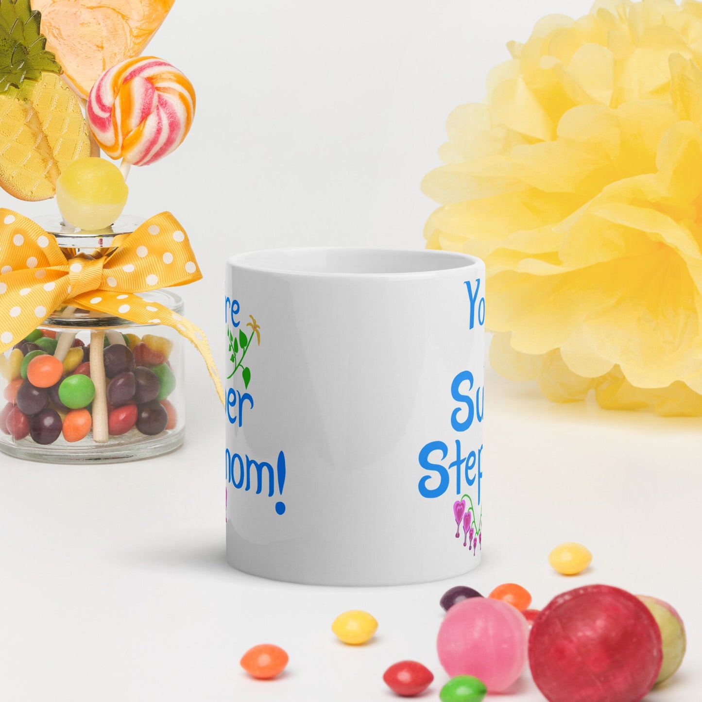 Gift for Stepmother white glossy mug | 11 oz | Mother's Day mug | gift for stepmom