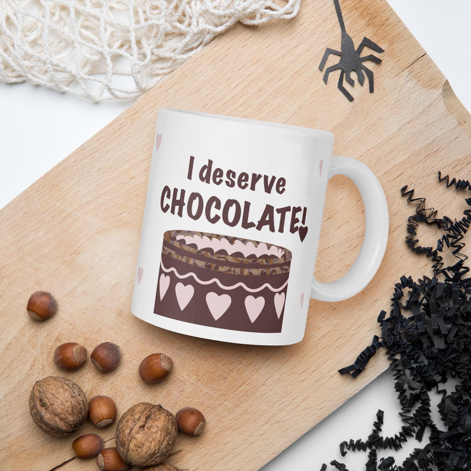 11 oz mug: "If I help you with your computer, I deserve chocolate!" Funny mug. Friends mug. Parent mug. Teacher mug.