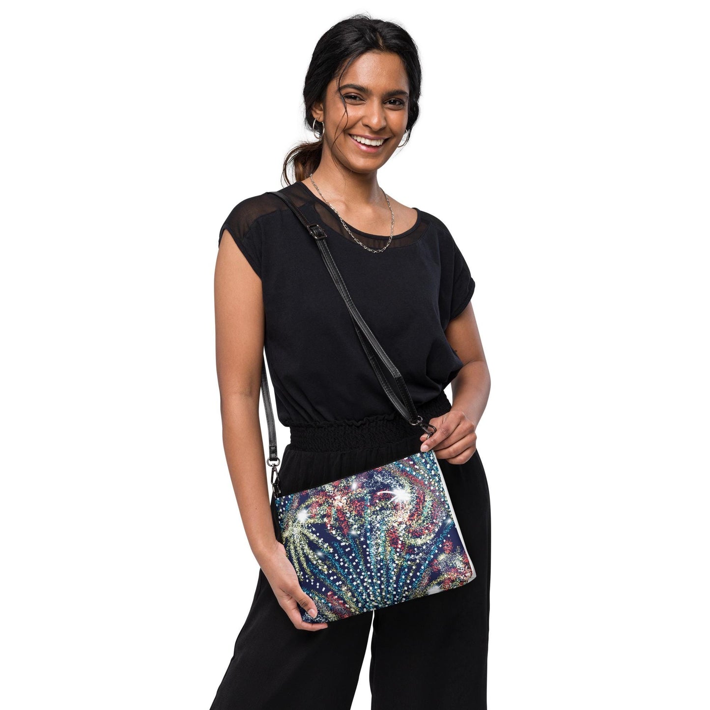 Fireworks Crossbody Bag | Fireworks bag | Fireworks red white blue | colorful crossbody bag