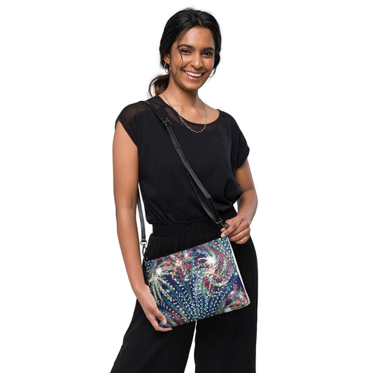 Fireworks Crossbody Bag | Fireworks bag | Fireworks red white blue | colorful crossbody bag