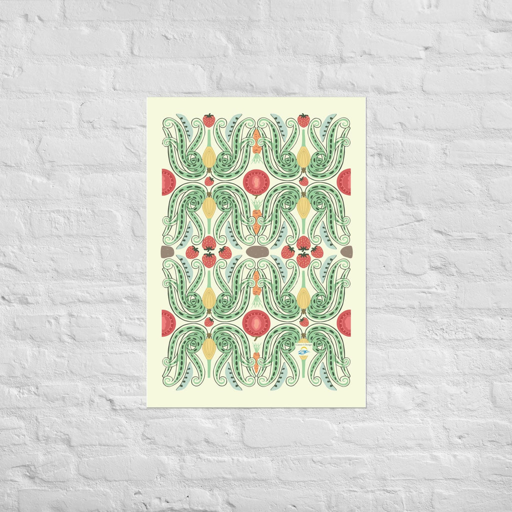 A Garden Lover's Poster | Vegetable Garden Poster | Vegetable Poster | Plant Poster | garden decor | Garden gift
