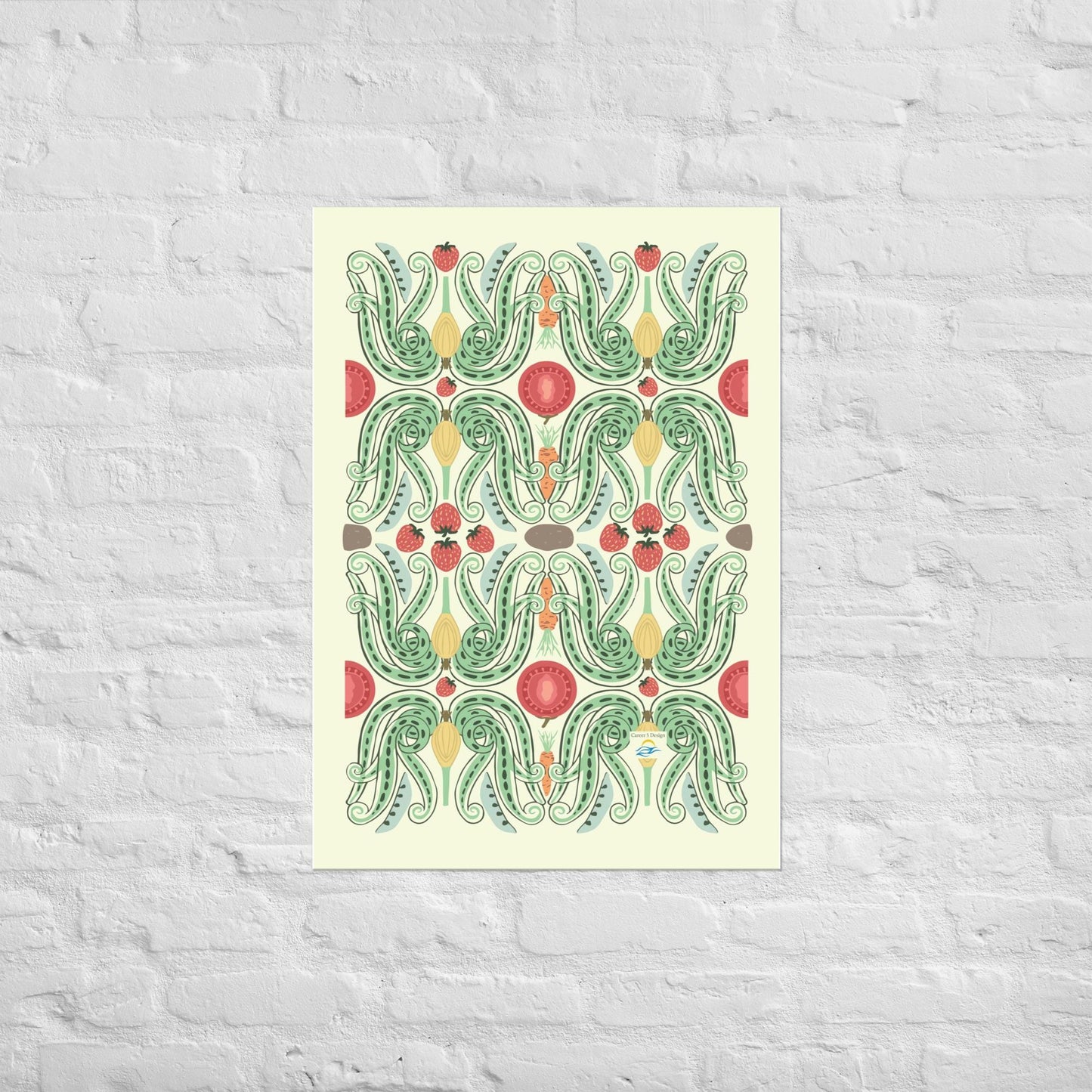 A Garden Lover's Poster | Vegetable Garden Poster | Vegetable Poster | Plant Poster | garden decor | Garden gift