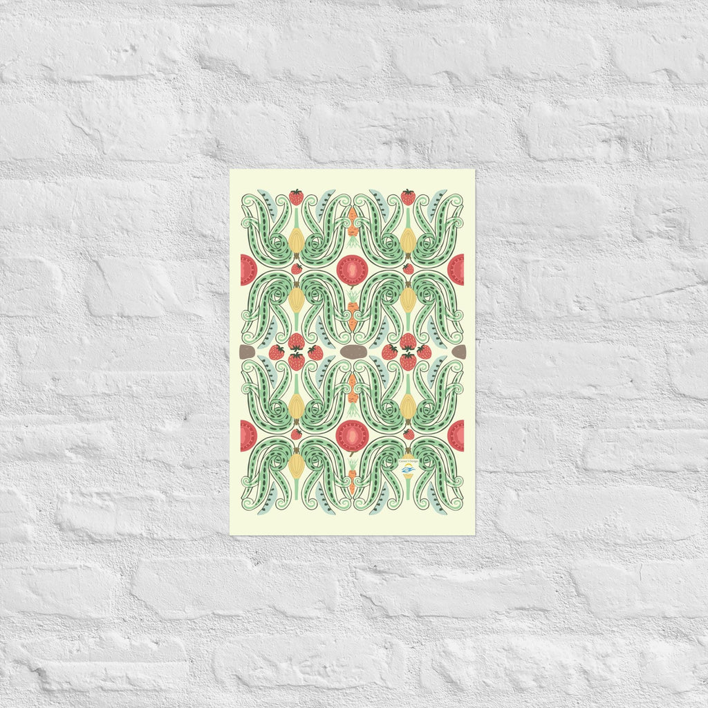A Garden Lover's Poster | Vegetable Garden Poster | Vegetable Poster | Plant Poster | garden decor | Garden gift