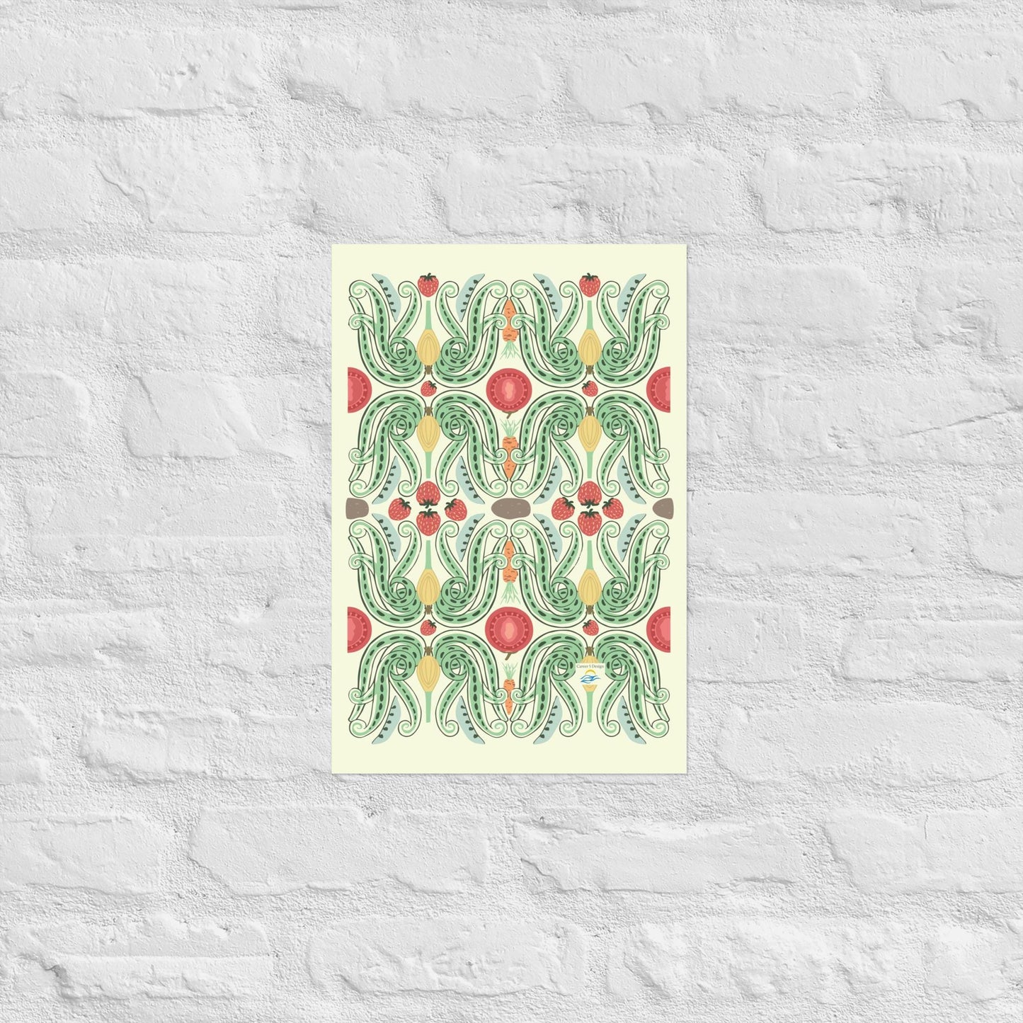 A Garden Lover's Poster | Vegetable Garden Poster | Vegetable Poster | Plant Poster | garden decor | Garden gift