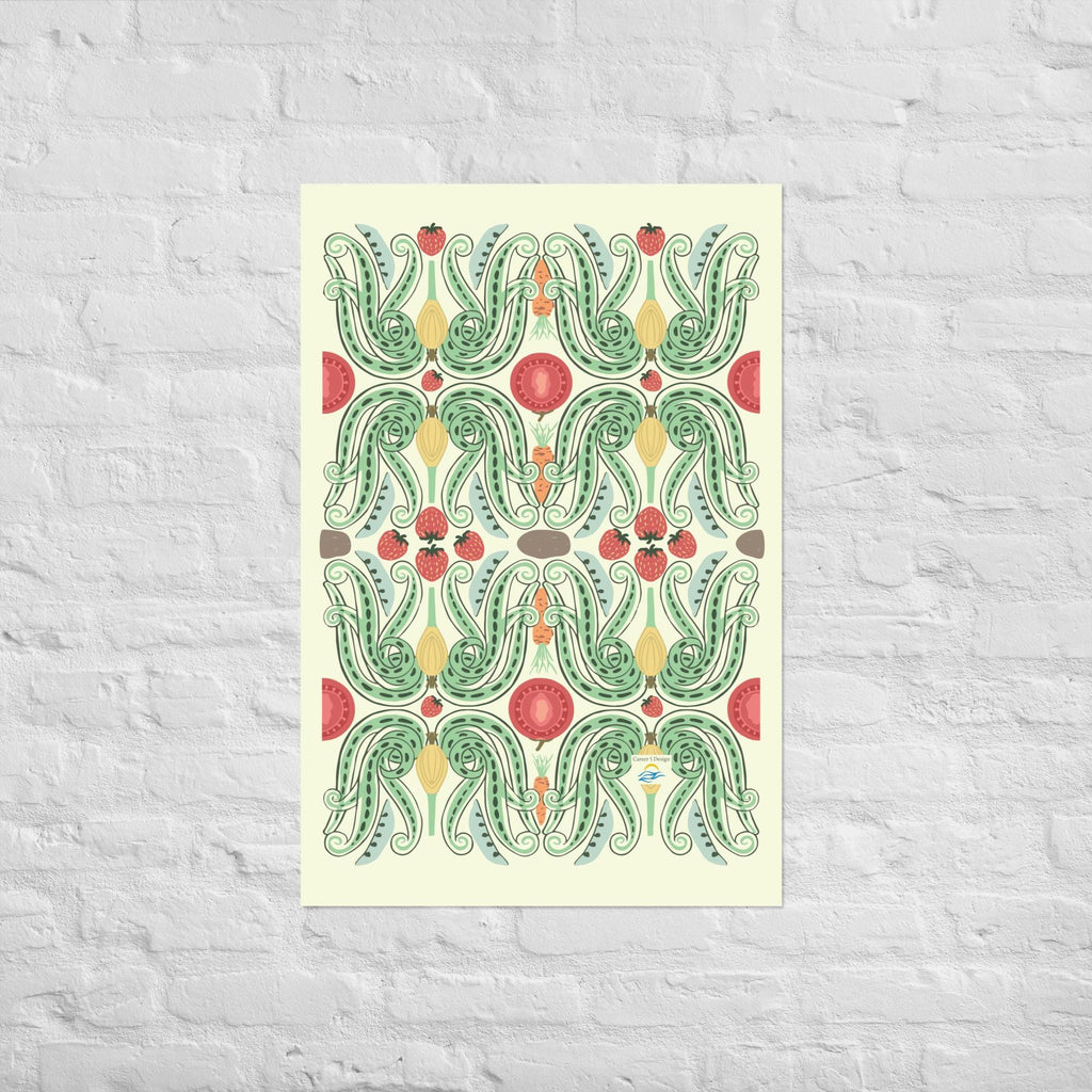 A Garden Lover's Poster | Vegetable Garden Poster | Vegetable Poster | Plant Poster | garden decor | Garden gift