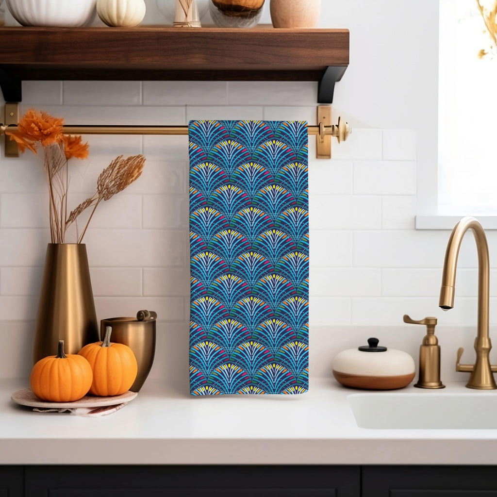 Autumn Forest Tea Towel | Autumn Colors | Abstract Art | Fall Art | Katie Stern | Career 5 Design