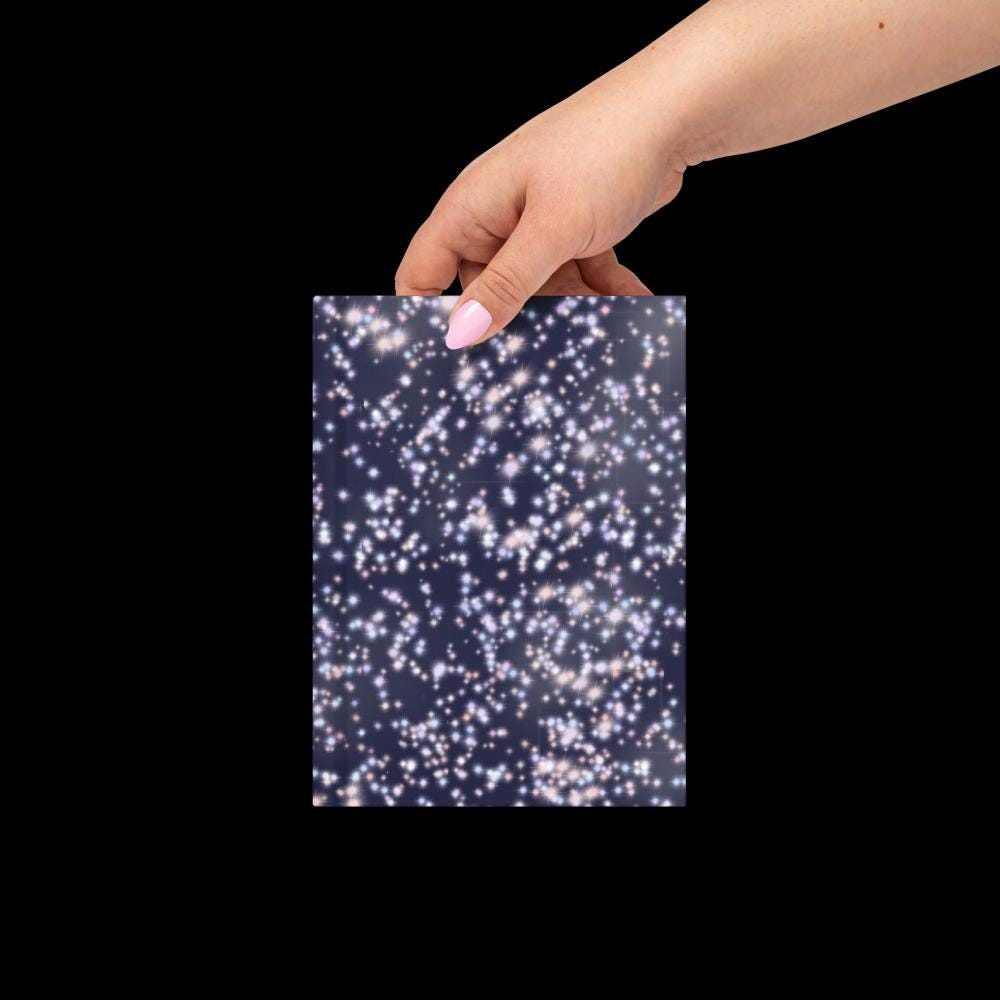 Starry journal, | Journal with stars | Night | Restful night | Father's Day gift | Write each day | Write every night | Hardcover journal