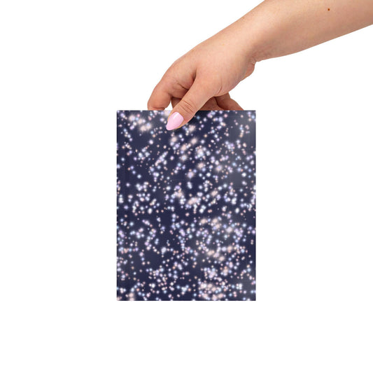 Starry journal, | Journal with stars | Night | Restful night | Father's Day gift | Write each day | Write every night | Hardcover journal