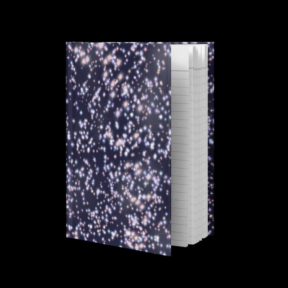 Starry journal, | Journal with stars | Night | Restful night | Father's Day gift | Write each day | Write every night | Hardcover journal