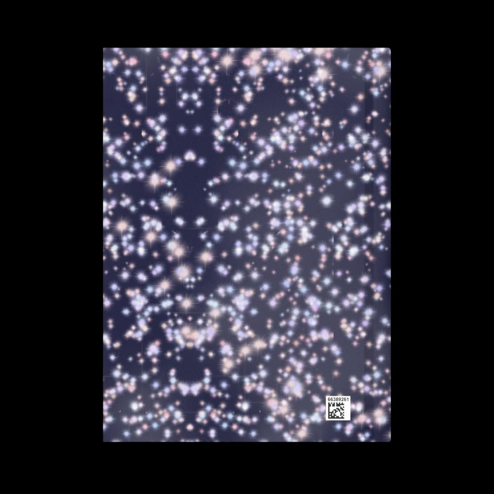 Starry journal, | Journal with stars | Night | Restful night | Father's Day gift | Write each day | Write every night | Hardcover journal